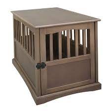 Please note that this dog kennel is not chewed proof. Casual Home Medium Wooden Indoor Pet Crate Dog House Kennel End Table Night Stand Furniture Taupe Gray Target