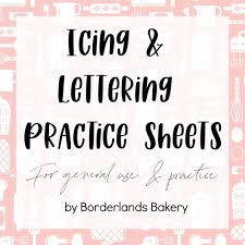 Kit measures 13 inch x 10.75 inch; Icing Practice Sheets Pdf Downloads Borderlands Bakery