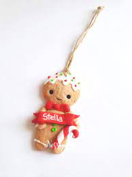 39 best deco noel images on pinterest. Decoration Suspension Bonhomme Pain D Epice Nessygan