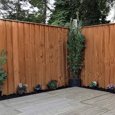 Before installing the wooden fence, make sure that you have already installed sturdy fence posts. 4 X 6 Pressure Treated Feather Edge Fence Panel Waltons