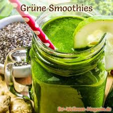 Gruner Chia Ingwer Smoothie Rezept Furs Immunsystem Zum Abnehmen Und Entgiften Ingwer Smoothie Smoothie Gesunde Smoothies