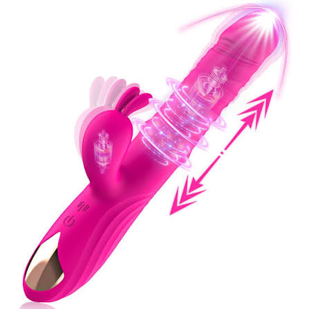 Rotating Beaded Thrusting Rose Rabbit Vibrator Adult Sex Toys for Women, G Spot Vibrator with Independent Clitoral Stimulator, 7 Thrusting & 10 Vibration Patterns Realistic Dildo for Beginners : Amazon.com.au: Health, Household