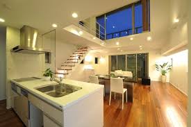 注文住宅で実現する理想のペニンシュラキッチン テラジマアーキテクツ 建築家作品集 リビング 20畳 家 シンプルモダン