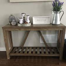Benfield 52 Console Table In 2020 Side Table Decor Farmhouse Console Table Console Table Decorating