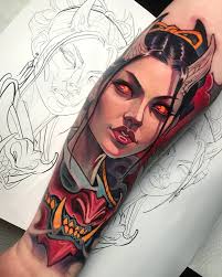 geishas . . . . . Sponsored by . @cheyenne_tattooequipment . @dermalizepro  . @radiantcolorseurope .