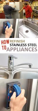 to refinish stainless steel appliances