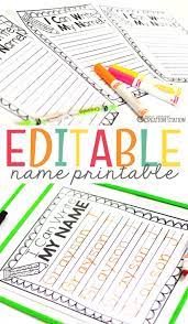 Simply print any of these templates out onto plain paper and decorate to make cute decorations. Steps To Name Writing For Little Learners Mrs Jones Creation Station