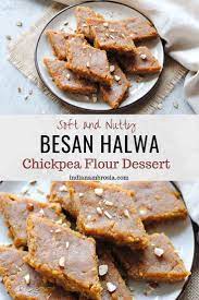 Besan Ka Halwa Chickpea Flour Sweet Recipe Easy Indian Dessert Indian Desserts Jaggery Recipes