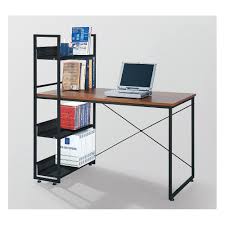 This homcom computer desk bookshelf combo is an ideal workstation for your home, office, or dorm room. Jr Home Collection Leo Space Saver Desk Bookshelf Combo The Home Depot Canada