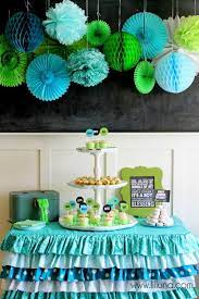 20 Baby Shower Themes Huggies Pinspiration Let S Diy It All With Kritsyn Merkley Green Baby Shower Baby Shower Decorations Baby Shower Themes