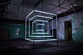 Hypercube Kit Webster Light Art Installation Installation Art Light Installation
