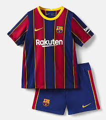 Be sure you're outfitted properly by grabbing this 2020/21 authentic jersey! Barcelona Fc 2020 21 Home Kid Jersey Mysportskit Ng