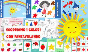 E se finiscono i colori sul tabellone? Colori Schede Lavoretti Attivita Creative Storie Poesie Giochi Progetti Fantavolando