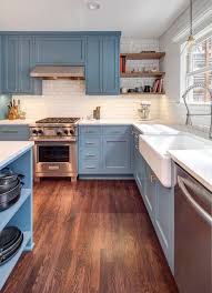 Pin By Zach Anderson On Home Kitchen Blue Kitchen Cabinets Home Kitchens New Kitchen Cabinets