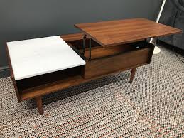 West Elm Mid Century Pop Up Storage Coffee Table In Home Furniture Amp Diy Furniture Tables Coffee Tables Ebay