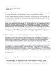 Soc101 Lesson 9 Short Answer Docx 1 Explain The Difference Between Bilateral And Unilateral Descent Using Your Own Association With Kinship Explain Course Hero