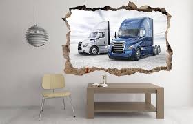 Trucks Wall Art Truck Decal Freightliner Print Truck Wall Etsy Boy Room Wall Decor Wall Vinyl Decor Kids Wall Decor Boys