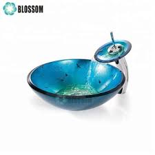 decorative table top colored vessel