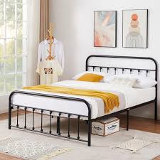 Vecelo Full Size Bed Frame W Headboard