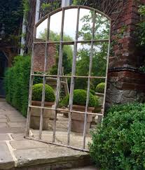industral arch factory architectural window mirror industrial factory architectural mirror arg 20 ald gartenspiegel industrielle spiegel gartendesign ideen