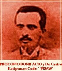 PROCOPIO BONIFACIO Procopio Bonifacio y de Castro (1873