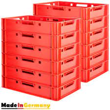 „ricotta di bufala campana muss in papier, verschlossene lebensmittelechte kunststoffbehälter oder andere für lebensmittel geeignete behältnisse verpackt werden. 12 Stuck E1 Fleischkisten Rot Kisten Eurobox Kaufland De