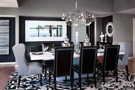 18 Extravagant Black White Dining Rooms That Are Worth Seeing Black And White Dining Room Modern Dining Room Modern Family Rooms