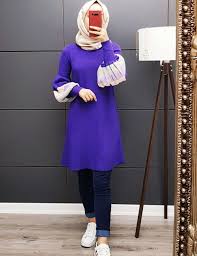 balon kol orme triko tunik moda stilleri triko giyim