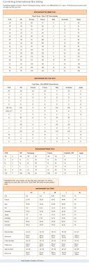 Sizing Charts Lure Intimates