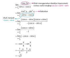 3 hal yang harus diingat. Limit Fungsi Trigonometri Makalah Rumus Teorema Contoh Soal