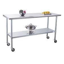 We did not find results for: Stainless Steel Table For Prep Work 24 X 36 Inches With Caster Wheels Home And Hotel Nsf Commercial Heavy Duty Table With Undershelf And Galvanized Legs For Restaurant Commercial Worktables