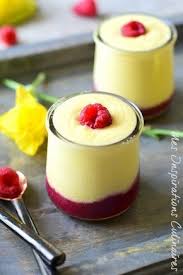 Mousse A La Mangue Coulis Framboise Et Tuile Au Citron Le Blog Cuisine De Samar Recipe Mango Mousse Desserts Mousse Dessert