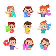 This article explains how to alphabetize in excel. Kids Holding Alphabet Vector Illustration Stock Illustration Illustration Of Cartoon Vector 157366060