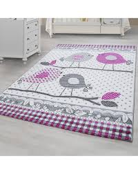 Our selection of purple rugs are perfect for a nursery to childrens to teens bedrooms. Designer Children S Rug Kids Room Rug With Bird Design Kids 0520 Pink Size 80x150 Cm