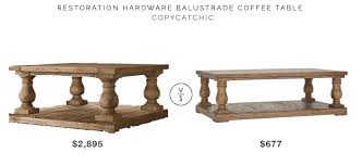 Free shipping on all textiles. Restoration Hardware Balustrade Salvaged Wood Coffee Table Copycatchic