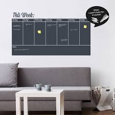 Write And Erase Weekly Planner Wall Sticker Kaydee