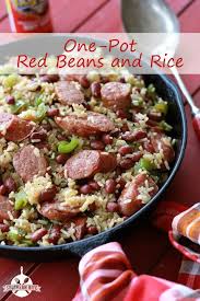 One Pot Red Beans And Rice Recipe One Pot Meals Recipes Pork Recipes
