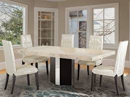 A design that also allows for. Stone International Rialto Rectangular Marble Dining Table