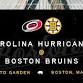 Carolina Hurricanes at Boston Bruins event in Boston, MA