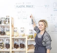 Compostable loofah shampoo/conditioner/soap holder by solidu. Shop Owner Opens Up Her First Eco Friendly Premises Which Is Entirely Plastic Free Daily Mail Online