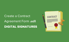 The signature dialog will appear. How To Create A Contract Agreement Form With Digital Signature In Wordpress Programmer Sought