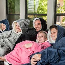 3, 2017 by the comfy on vimeo, the home for high quality videos and the people who love them. Amazon Com The Comfy Original Oversized Microfiber Sherpa Wearable Blanket Seen On Shark Tank One Size Fits All Blue Home Kitchen