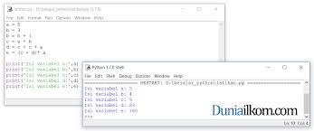 Mempelajari pemrograman komputer dapat menjadi sebuah hal yang rumit, dan anda mungkin berpikir untuk mengambil kursus. Tutorial Belajar Python Jenis Jenis Operator Assignment Duniailkom