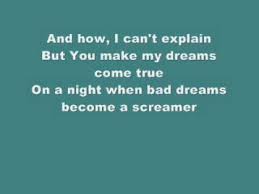 The candle feeds the flame. Hall And Oats You Make My Dreams Come True Lyrics Youtube