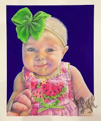 This is a wonderful local artist in the Red House area! She does custom  pieces and is taking orders now for Mother's Day! ♥️ She also does pets,  houses, cars etc.