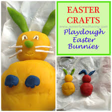 Here are 20 fun and simple activities for toddlers that will keep them engaged and busy with sensory, fine motor, problem solving and curiosity! Easter Bunnies Play Dough Crafts For Toddlers