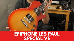Epiphone Les Paul Special Ve Review Youtube