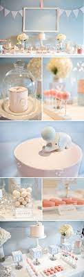 Elegant Pink And Blue Baby Shower On To Baby Themes De Reception De Naissance Deco Pour Fete Prenatale Idees De Fete