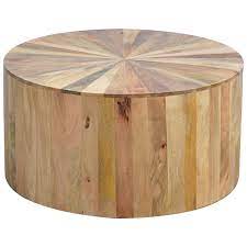 Elegant coffee table isolated over white, with clipping path. Round Wooden Coffee Table My Sleepova Beds West Yorkshire