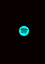 App Covers Spotify Cyan Spotify Logo Dark Wallpaper Iphone Apple Logo Wallpaper